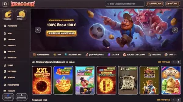 Dragonia casino en ligne - Découvrez le plaisir de Dragonia Casino en Ligne en France